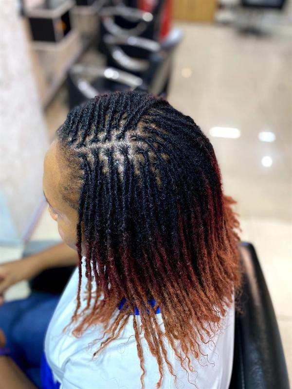Loc retouch result by Jacob Locs Nairobi